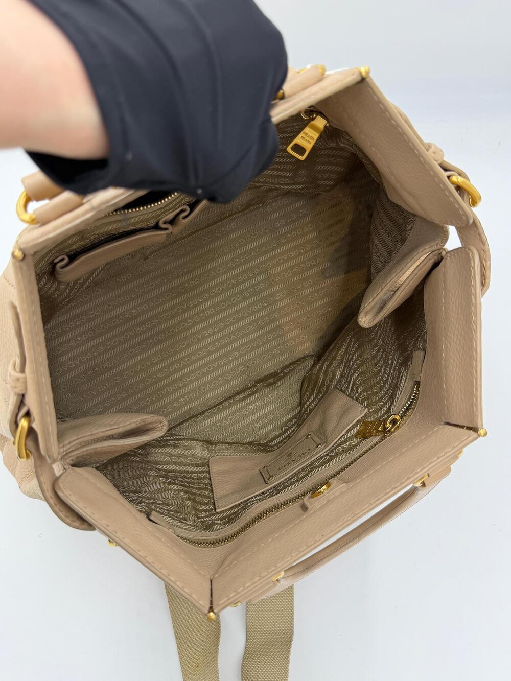 Prada Cervo Frame Satchel - Picture 10 of 14